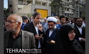 مراسم تشییع پیکر شهید آتش نشان علی قانع 39