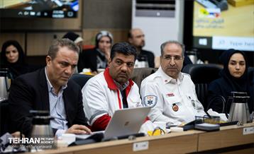 پنجمین جلسه ستاد مدیریت بحران کلانشهر تهران 16