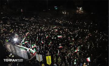 عزاداری هفتمین شب شهادت رهبر انقلاب در میدان دوم نازی آباد 11