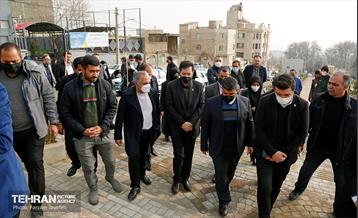 آئین افتتاح و بهره برداری از پروژه‌های شهری در منطقه 5