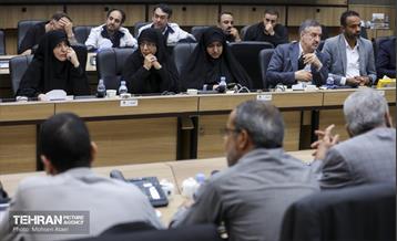 نشست جمعی از نمایندگان مجلس با رئیس سازمان پیشگیری و مدیریت بحران تهران 8