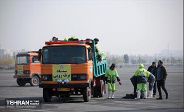 مانور برف روبی منطقه 19 شهرداری تهران 53