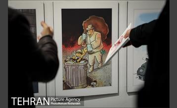 بازدید شهردار منطقه شش از نمایشگاه تهران از منظر هنرمندان 3