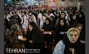 مراسم احیای شب بیست‌ویکم ماه مبارک رمضان در امامزاده صالح (ع) 16