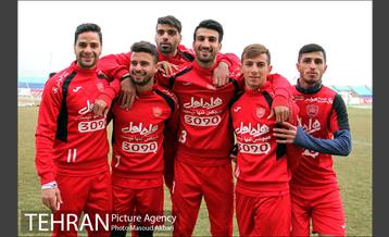 تمرین تیم فوتبال پرسپولیس تهران