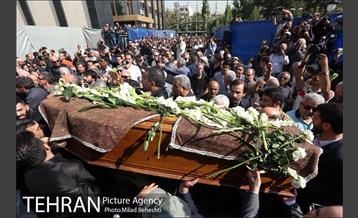 تشییع پیکر زنده‌یاد داوود رشیدی 11