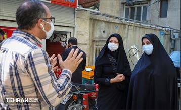 بازدید میدانی نرجس سلیمانی از منطقه 7