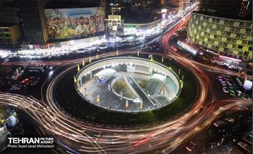 نورافشانی میدان ولیعصر(عج) به مناسبت نیمه شعبان 22