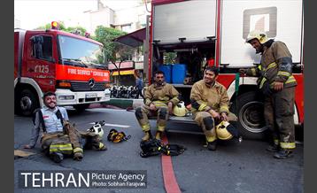 آتش سوزی پاساژ مهستان 24