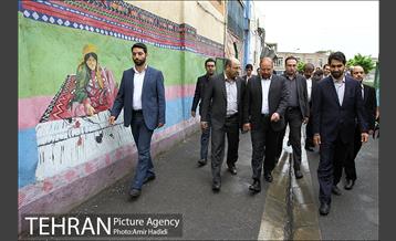 بازدید شهردار،مدیران شهری و اصحاب رسانه از محله هرندی 22