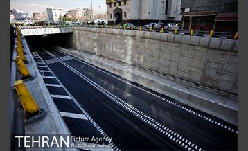 افتتاح پروژه زیرگذر استاد معین 13