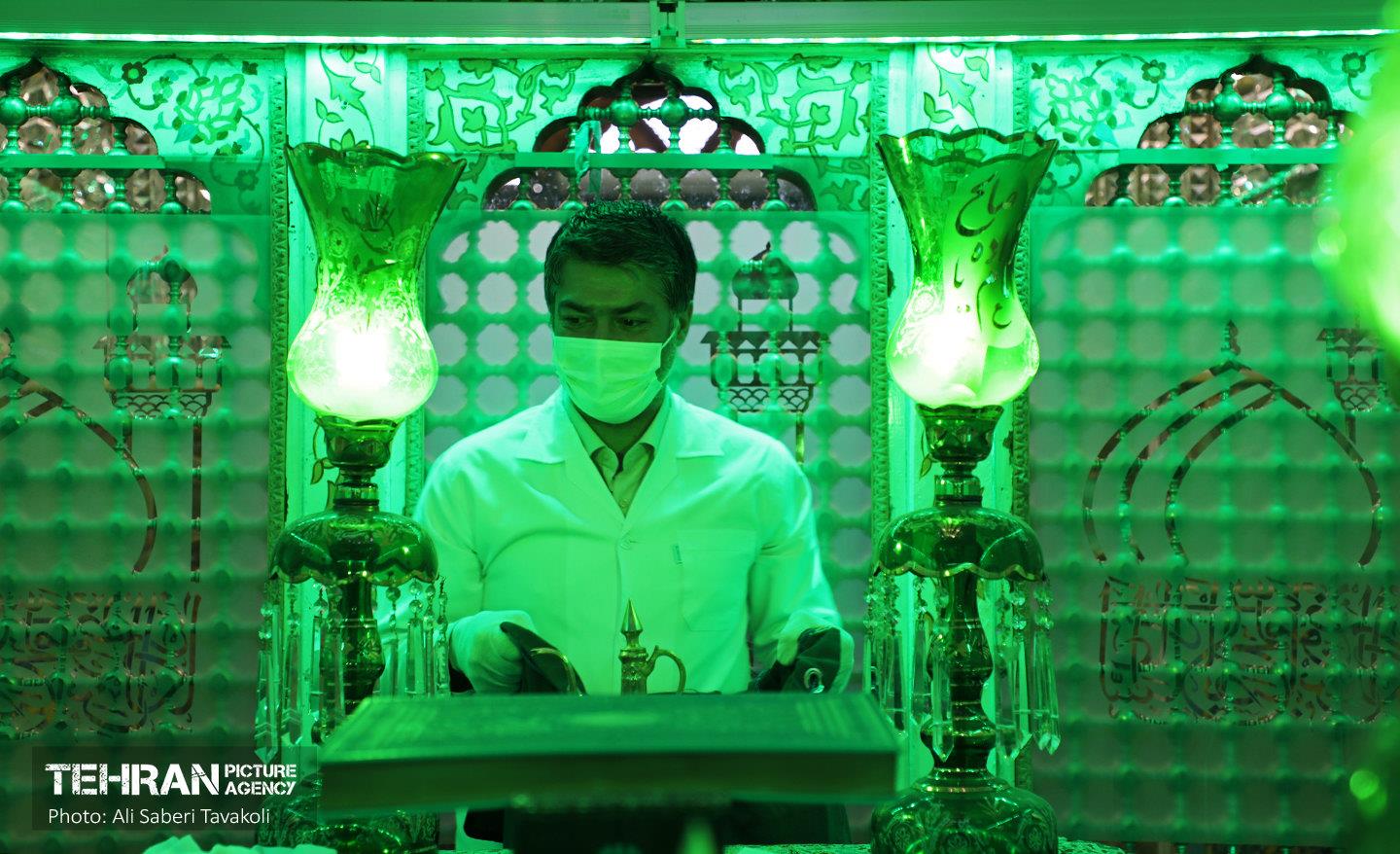 آئین غبار روبی ضریح مطهر امامزاده صالح(ع)  3