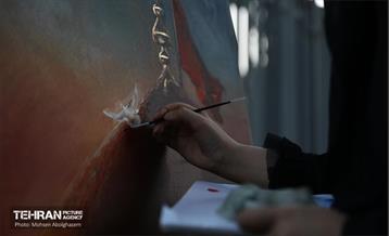 عزاداری شب هفتم محرم در خیمه هنر 33