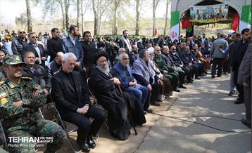 تشییع پیکر پاک و مطهر شهید گمنام در فدراسیون تیراندازی 13