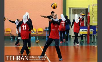 تمرین تیم ملی والیبال بانوان 8