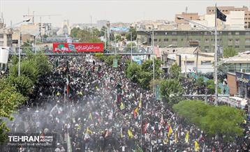 تشییع شهدای اقتدار ملی در تهران 8