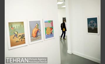 بازدید احمد مسجد جامعی از نمایشگاه تهران از منظر هنرمندان 35