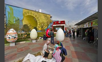 جشنواره تخم مرغ رنگی در فلکه دوم صادقیه 14