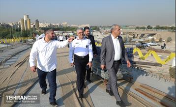 بازدید رئیس پلیس راهور کل کشور از پروژه‌های منطقه 9 4