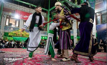 تعزیه در تکیه بزرگ تجریش 19