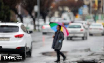 بارش باران زمستانی در تهران 14