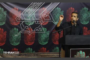 عزاداری شب هفتم محرم در خیمه هنر 5