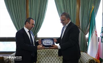 دیدار وزیر امور محلی و محیط‌زیست سوریه با شهردار تهران