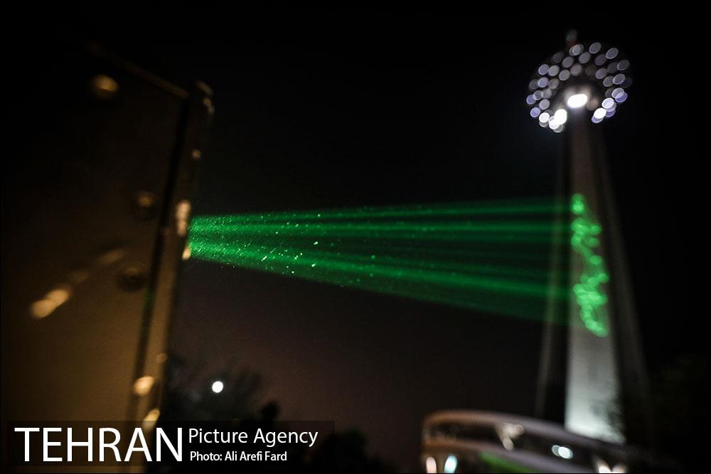 اجرای ویدئو مپینگ در برج میلاد به مناسبت اولین سالگرد شهادت سردار سلیمانی 2