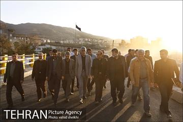 بازدید شهردار از پروژه ادامه بزرگراه صیاد شیرازی 19