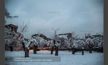 محله ده ونک در روزهای برفی تهران 24