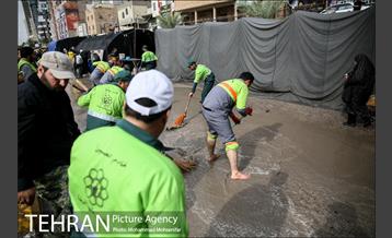 حضور نیروهای خادم الحسین(ع) شهرداری تهران در عراق 1