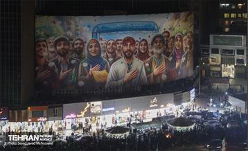 نورافشانی میدان ولیعصر(عج) به مناسبت نیمه شعبان 24