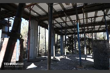 ساخت اسکان کارگری در پارک جنگلی لویزان