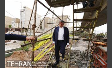 بازدید اعضای کمیسیون فنی و عمرانی شورای اسلامی شهر و معاون فنی و عمرانی شهرداری تهران از بزرگراه دولت آباد(پروژه شهید نجفی رستگار) 20