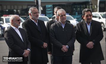 مراسم رونمایی از نخستین بسته حمل و نقل عمومی برقی تهران 58