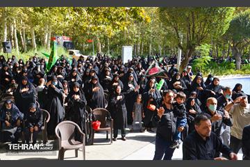 مراسم شهادت امام رضا(ع) و سالگرد تدفین شهدای گمنام منطقه۸