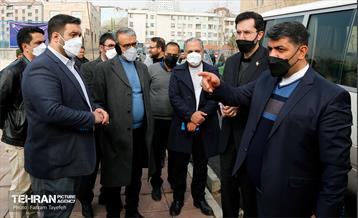 آئین افتتاح و بهره برداری از پروژه‌های شهری در منطقه 5