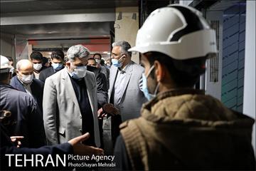 بازدید شهردار تهران از خط 6 مترو تهران 37