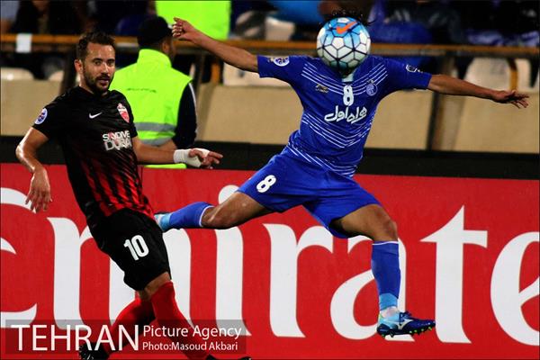 دیدار تیم های فوتبال استقلال ایران و الاهلی امارات