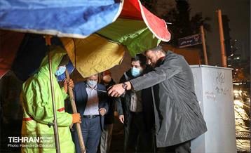 بازدید معاون خدمات شهری و هماهنگی‌امورمناطق از وضعیت ابگرفتگی مناطق یک،سه و پنج 5