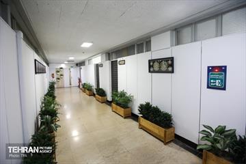 مانور تخلیه اضطراری ساختمان مرکزی شهرداری تهران