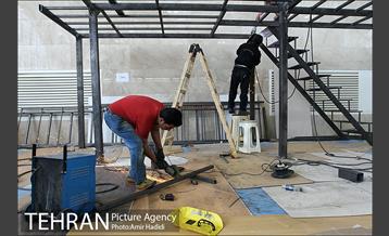 آماده سازی نمایشگاه بین المللی کتاب تهران 21