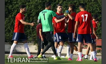 تمرین تیم ملی فوتبال ایران