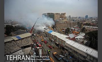 سومین روز عملیات امداد ونجات حادثه پلاسکو -4 25