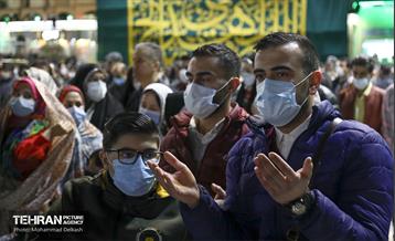 لحظه سال تحویل در حرم امام زاده صالح(ع) 8