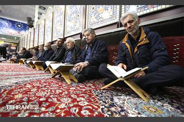 مراسم احیا شب ۲۳ ماه رمضان و تشییع شهید گمنام در حسینیه یرکی های مقیم تهران 36