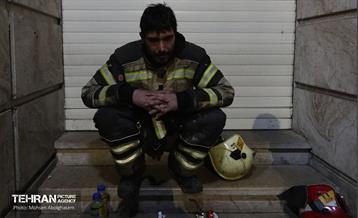 آتش‌سوزی در بیمارستان گاندی تهران 40