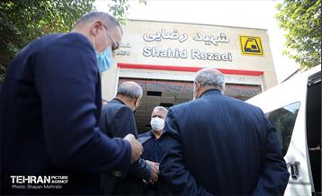 بازدید اعضای کمسیون حمل و نقل شورای اسلامی شهر از ایستگاه مترو شهید رضایی 50