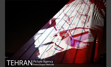 اجرای نورپردازی سه بعدی به مناسبت آغاز هفته سلامت 12