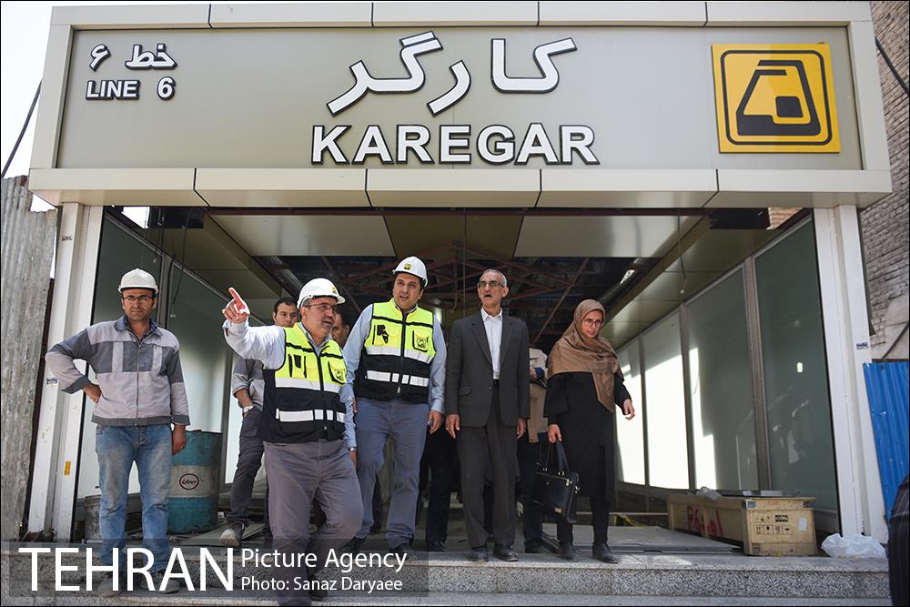 بازدید معاونت حمل و نقل شهرداری و اعضای شورای شهر تهران از عملیات اجرایی خط ۶ 38